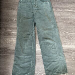 PacSun Sage Green Wide Leg Jeans